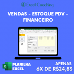 Planilha Vendas - PDV - Estoque - Financeiro