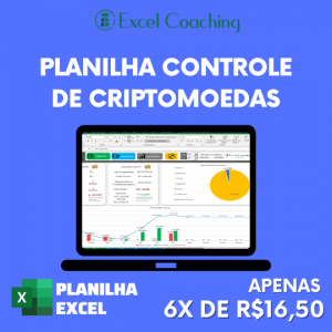 Planilha controle de Criptomoedas